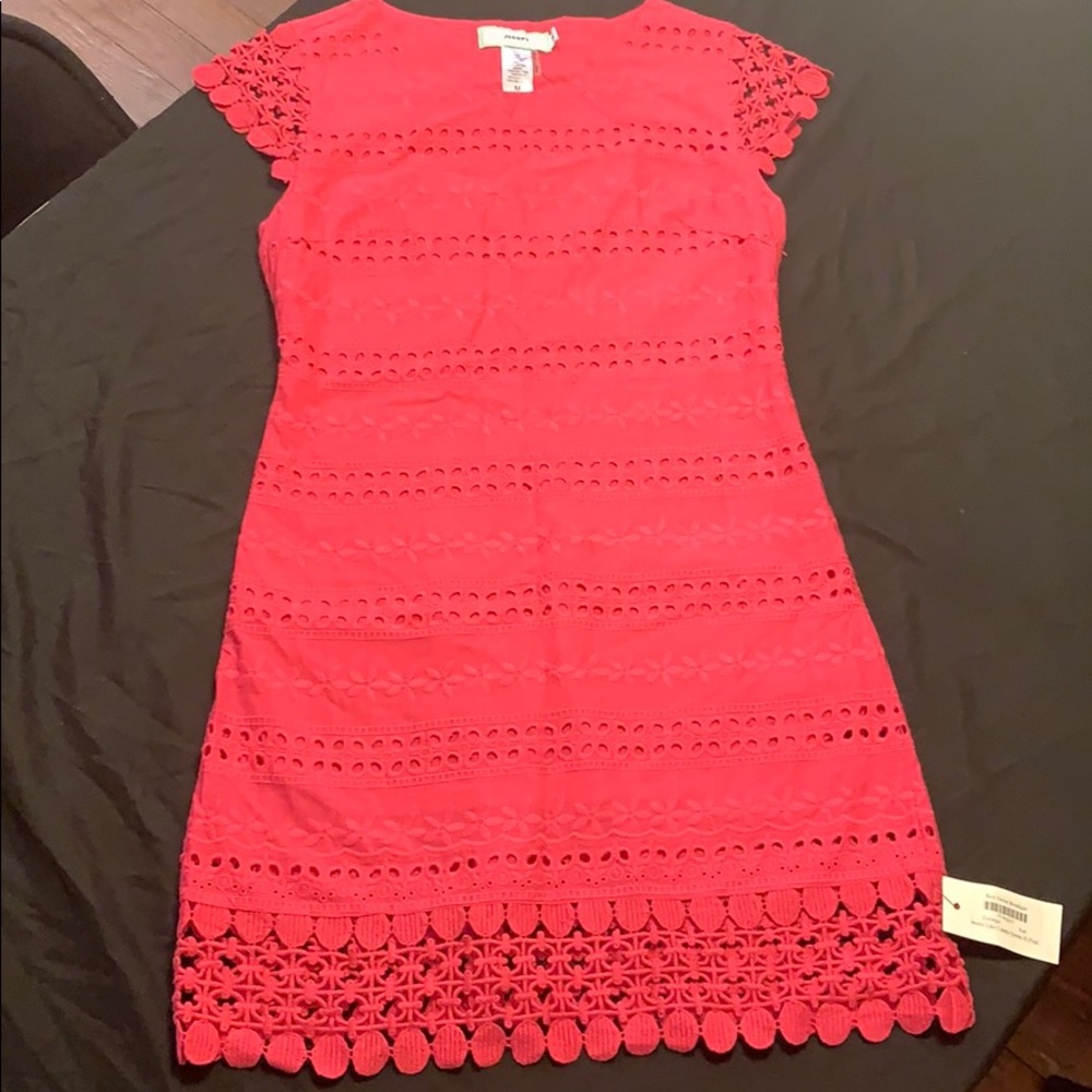 Red Dress Boutique hot pink short sleeve dress